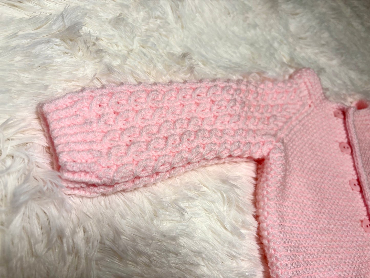 Tessa Simple Cardigan 18"-24" Knitting Pattern