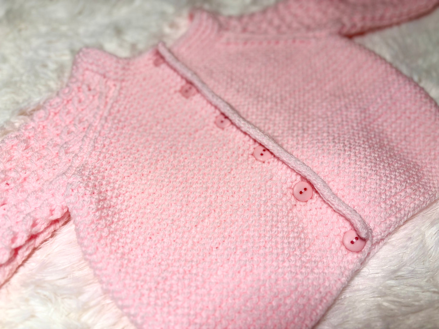 Tessa Simple Cardigan 18"-24" Knitting Pattern