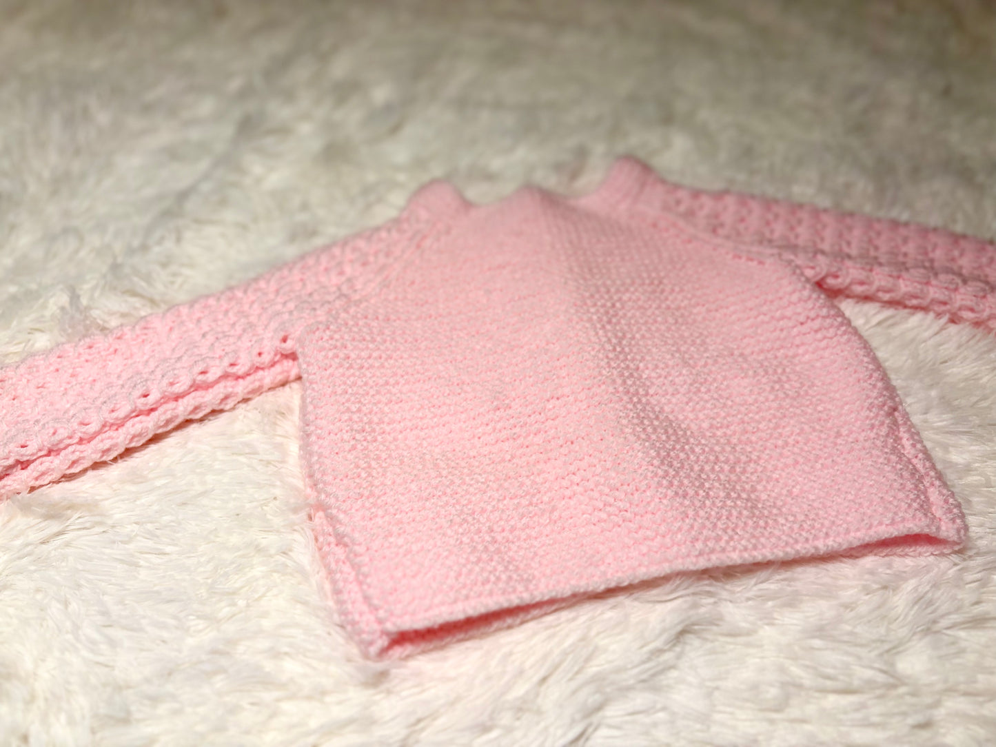 Tessa Simple Cardigan 18"-24" Knitting Pattern