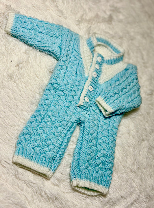 Cullen Romper Baby Knitting Pattern