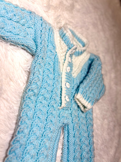 Cullen Romper Baby Knitting Pattern