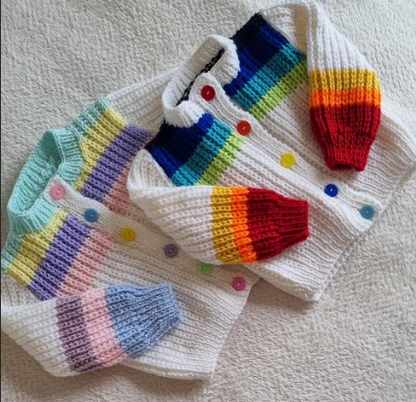 Confetti Multicolour Textured Cardigan 1–4 Years Baby & Toddler Knitting Pattern