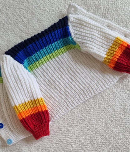 Confetti Multicolour Textured Cardigan 1–4 Years Baby & Toddler Knitting Pattern